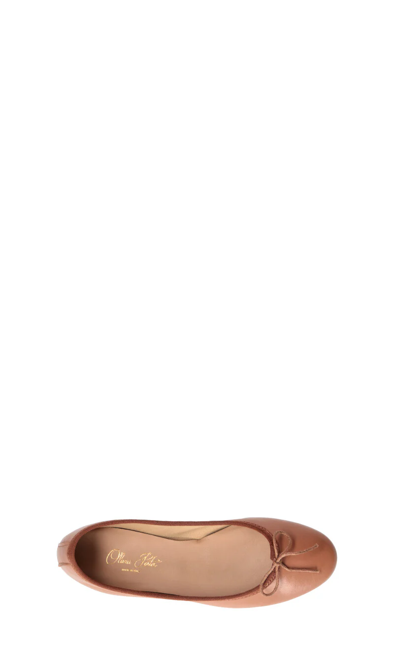 OLIVIA POSTER Ballerina donna cuoio in pelle - Image 5