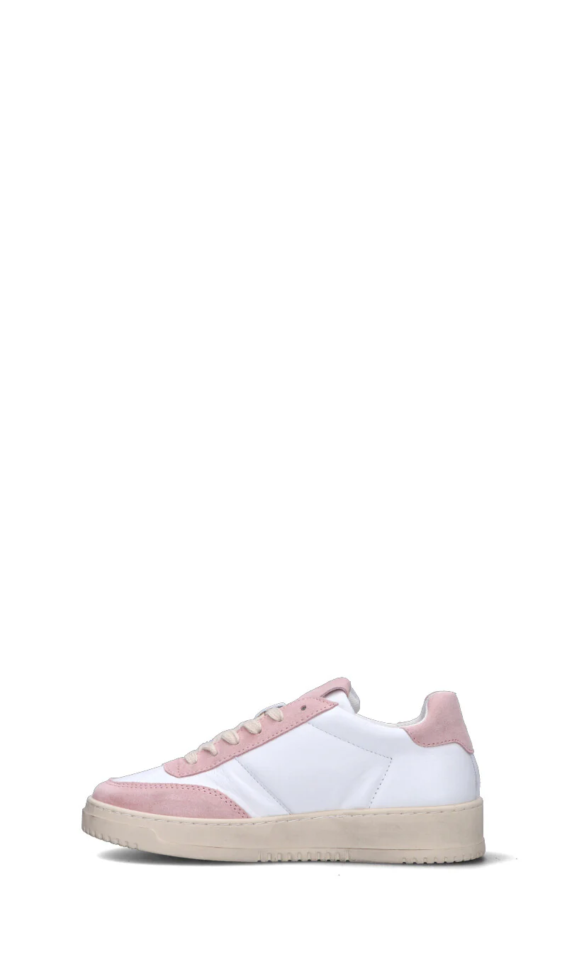 OTTANT8,6 Sneaker donna bianca/rosa in suede - Image 4