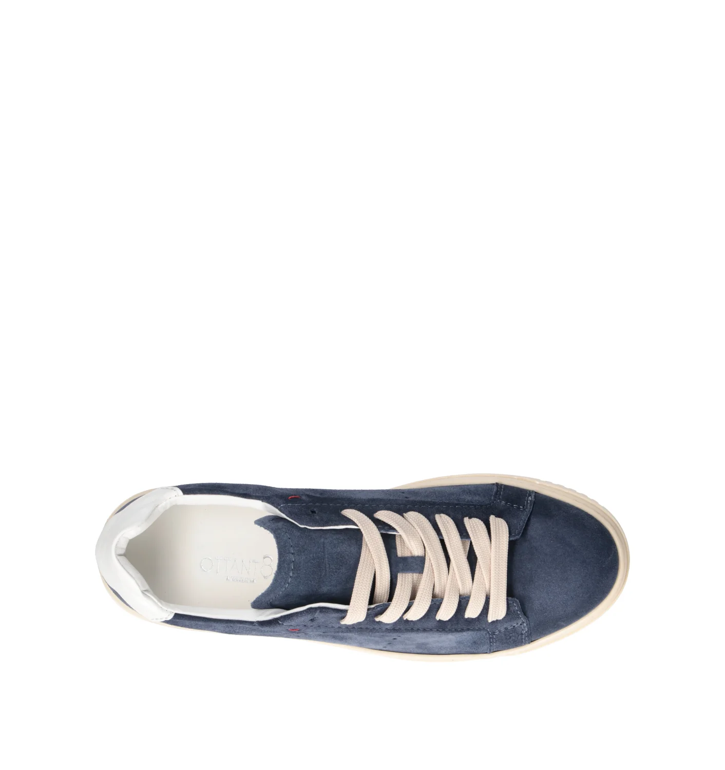 OTTANT8,6 Sneaker uomo blu in suede - Image 5