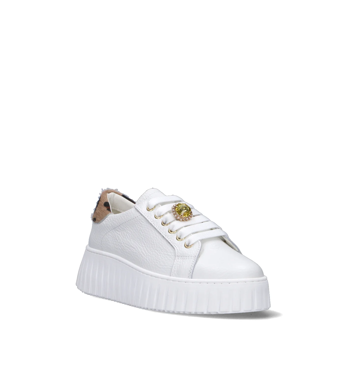 OTTANT8,6 Sneaker donna bianca in pelle - Image 2