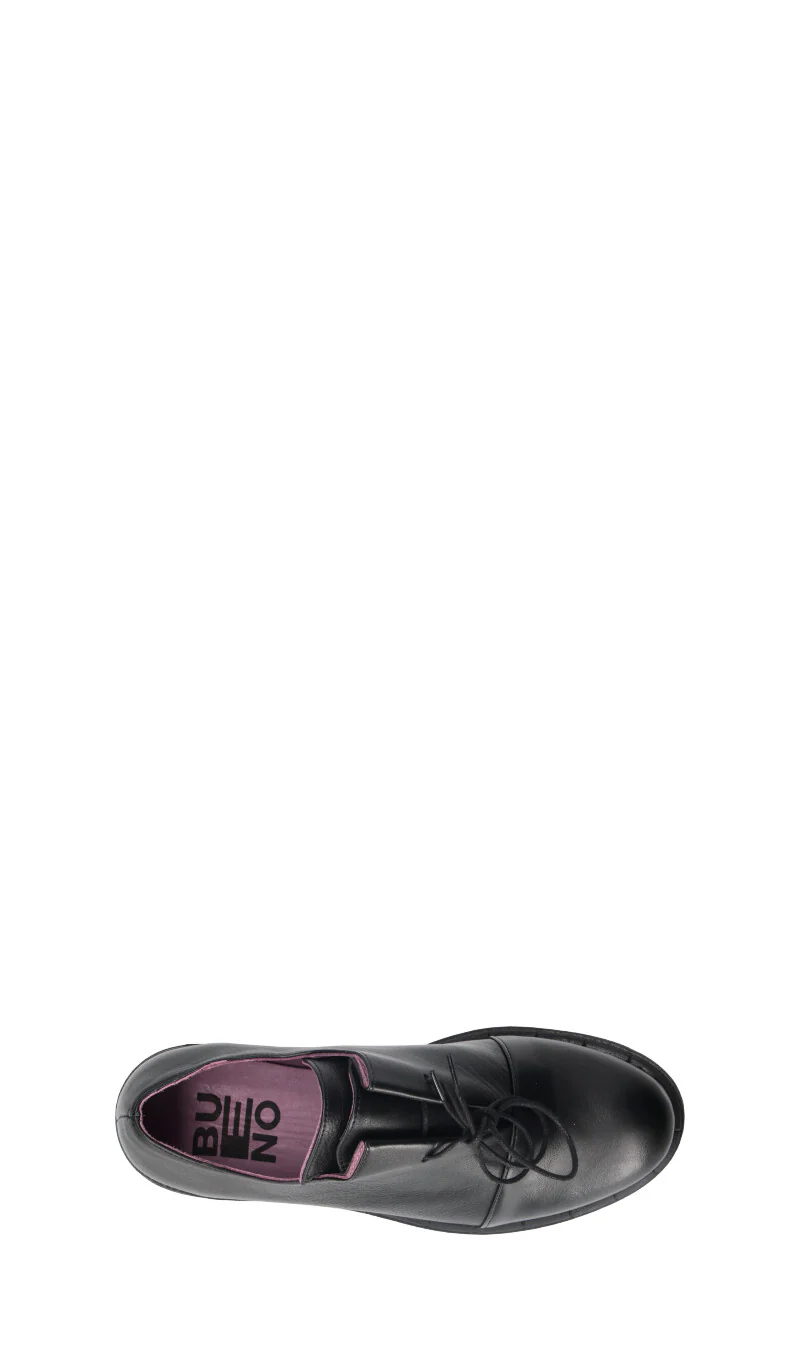 BUENO Stringata donna nera in pelle - Image 5