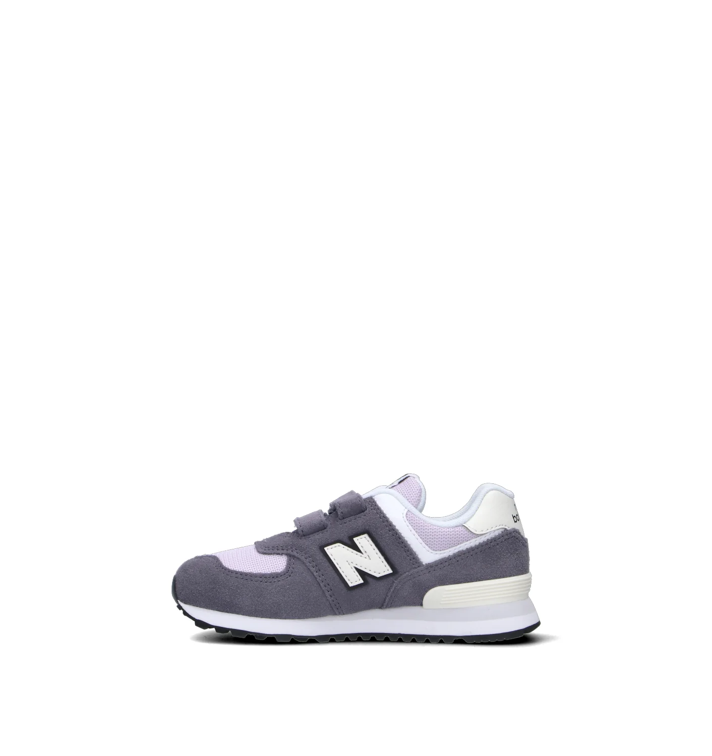 NEW BALANCE 574 Sneaker bimba grigia/lilla - Image 4