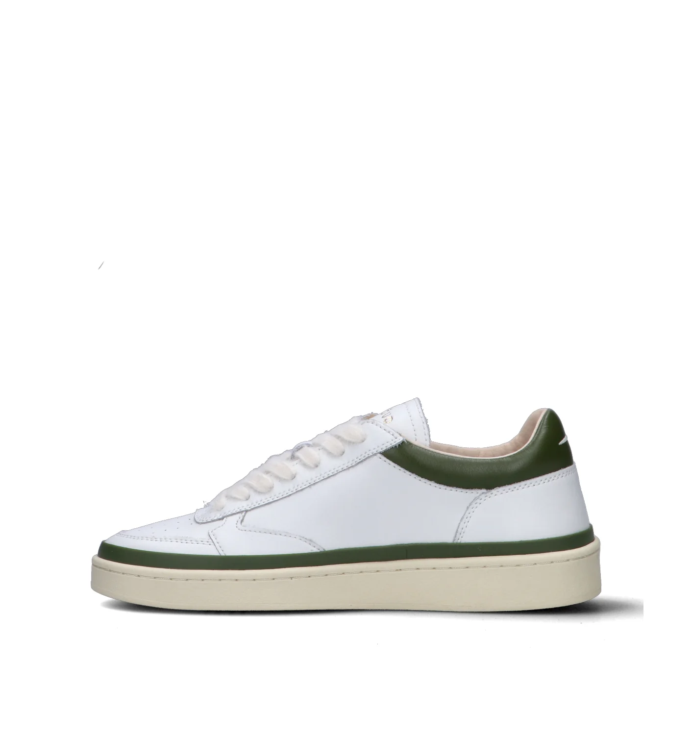 GHOUD Sneaker uomo bianca/verde in pelle - Image 4