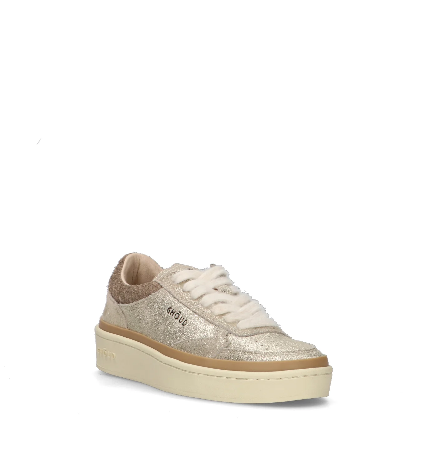 GHOUD Sneaker donna platino in suede - Image 2