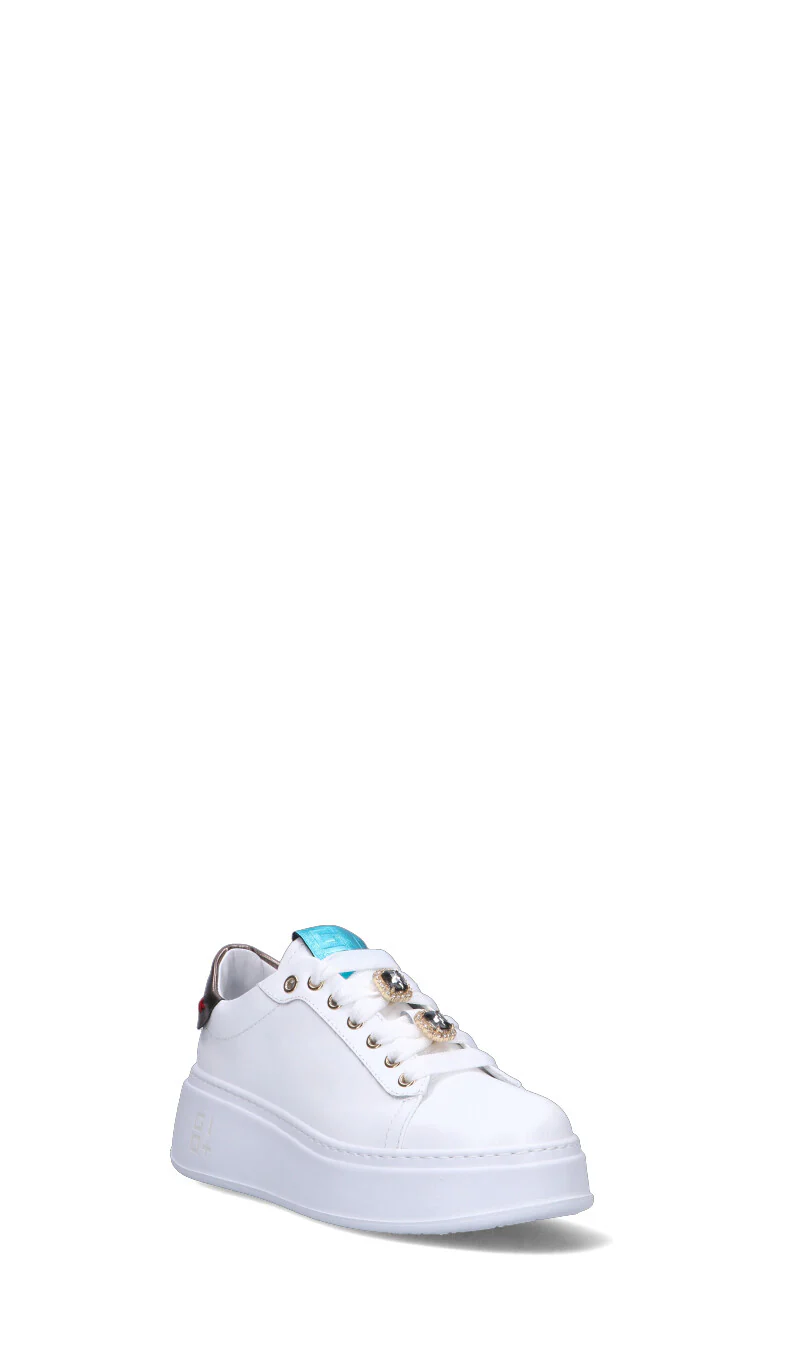 GIO+ Sneaker donna bianca/oro in pelle - Image 2