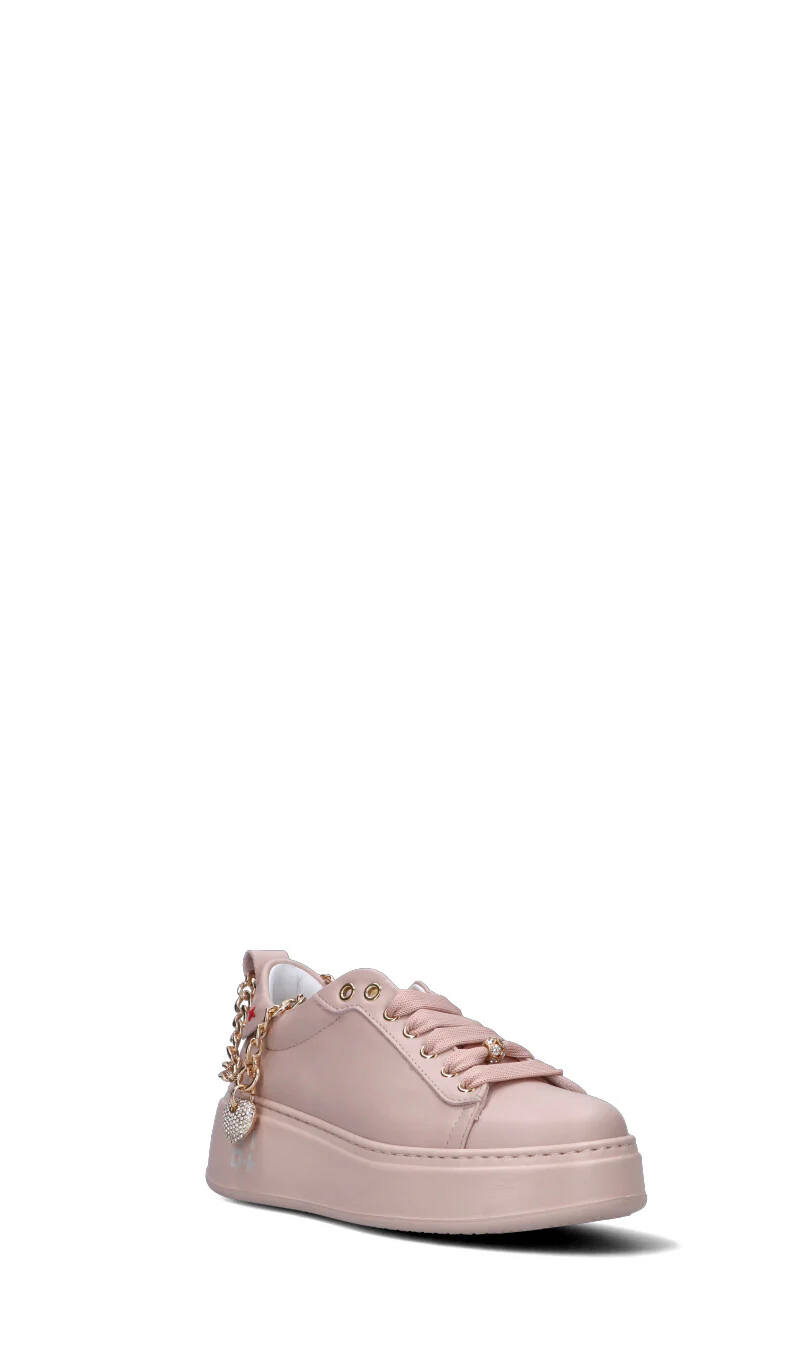 GIO+ Sneaker donna rosa in pelle - Image 2