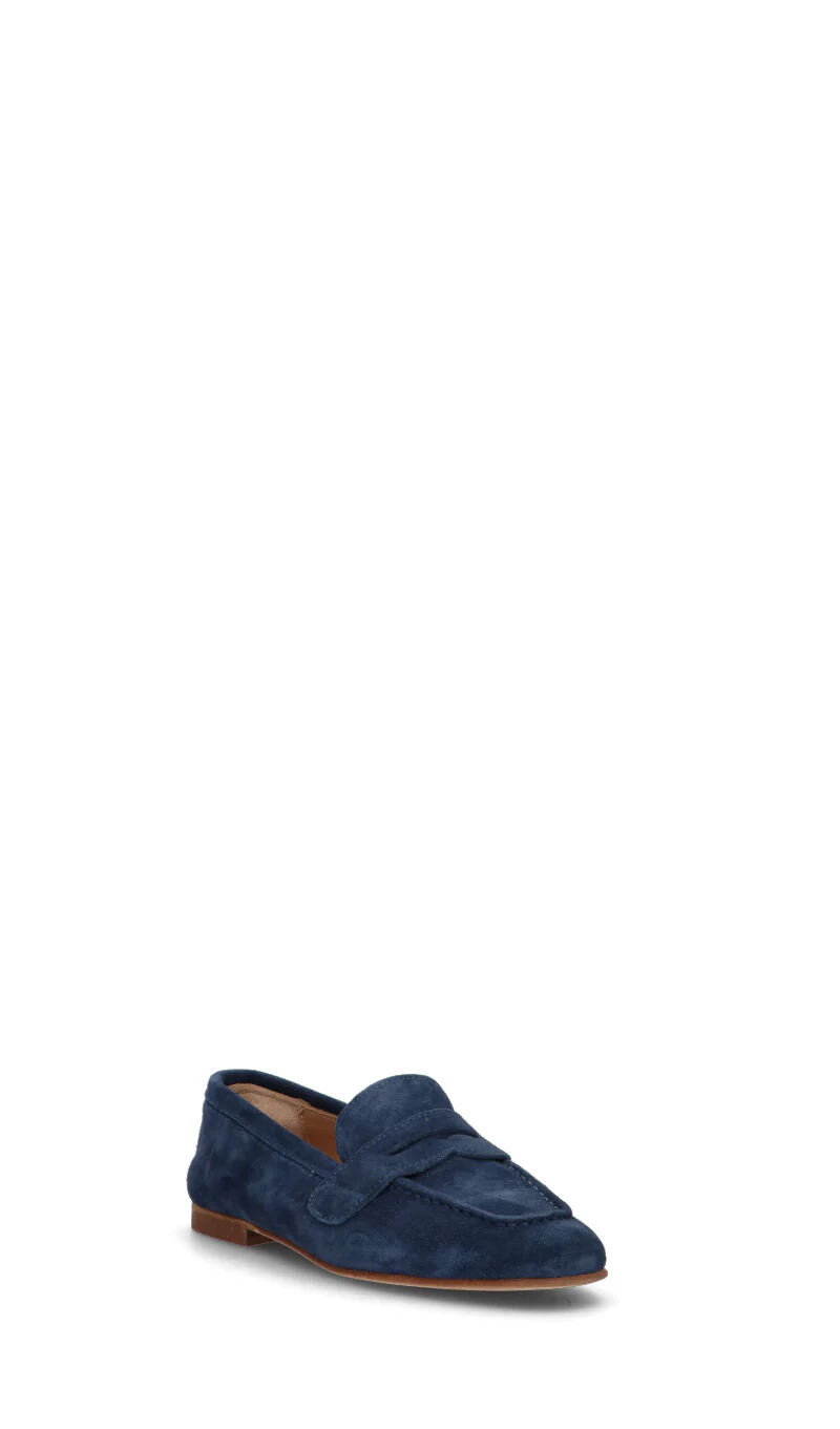 RABARBARO Mocassino donna blu in suede - Image 2
