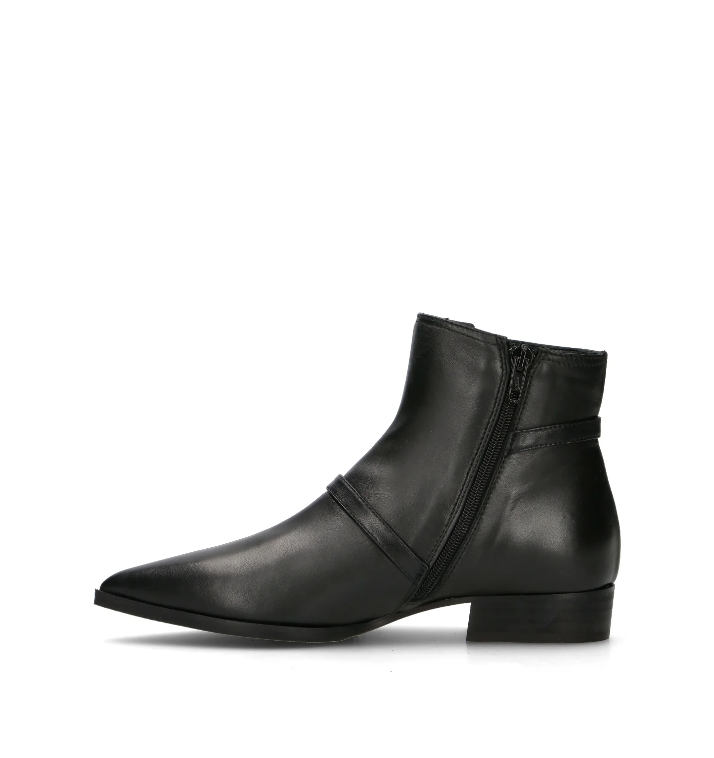PHIL MELVIS Tronchetto donna nero in pelle - Image 4