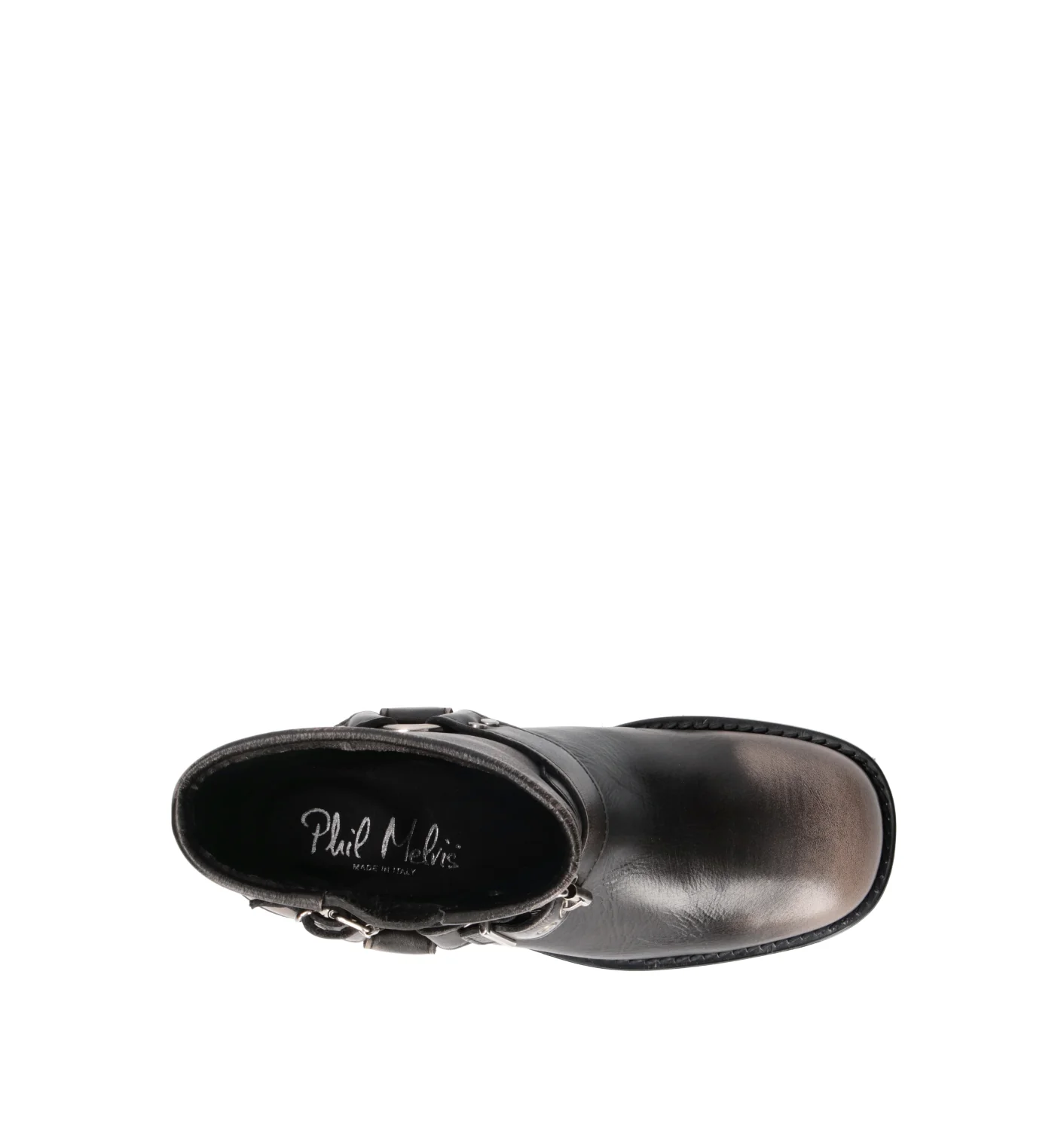 PHIL MELVIS Tronchetto donna taupe in pelle - Image 5