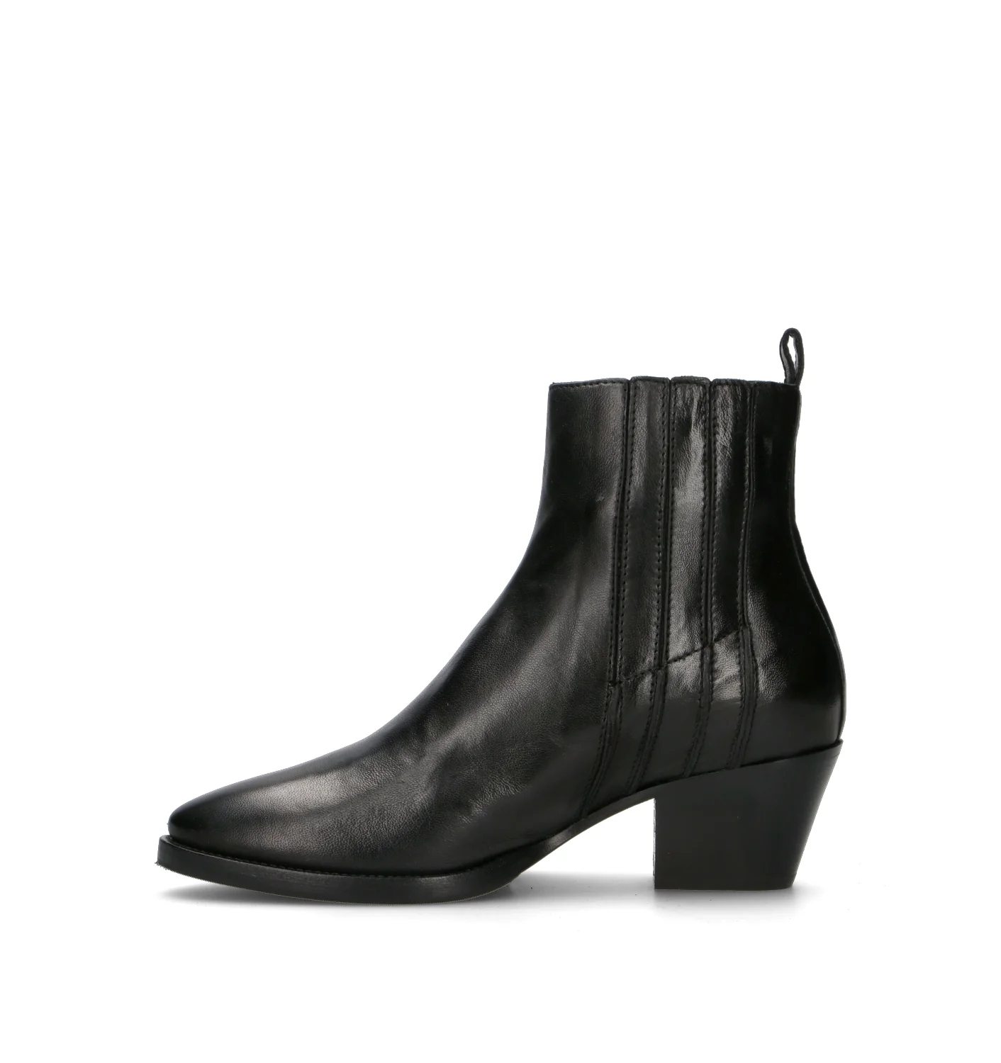 PHIL MELVIS Tronchetto donna nero in pelle - Image 4