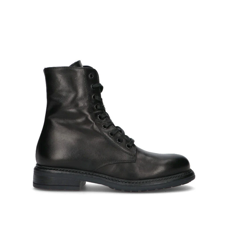 PHIL MELVIS Anfibio donna nero in pelle