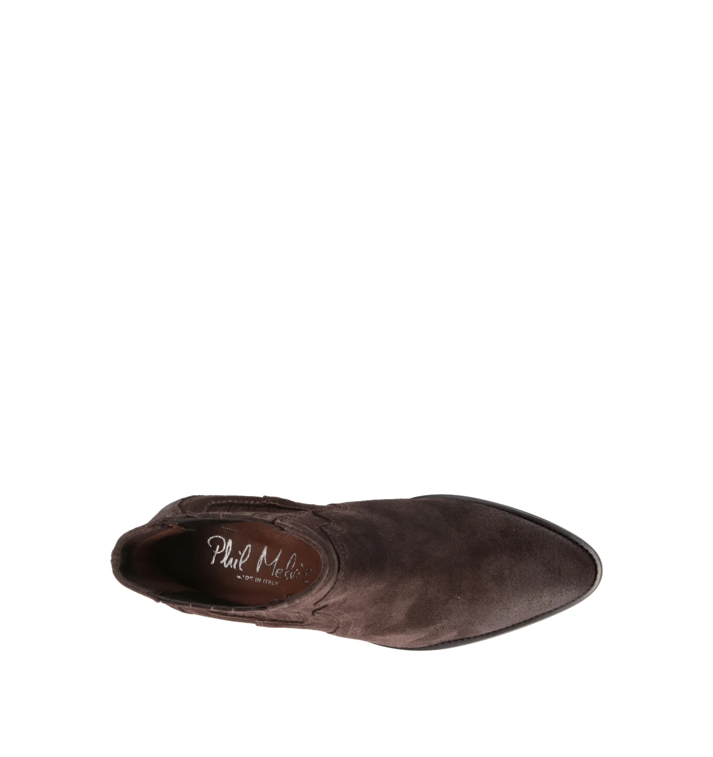 PHIL MELVIS Tronchetto donna marrone in suede - Image 5