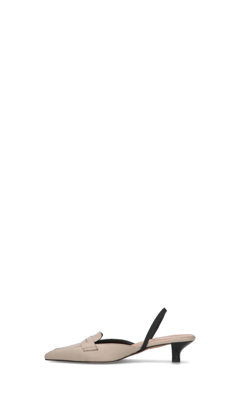 PHIL MELVIS Slingback donna sabbia in pelle - Image 4