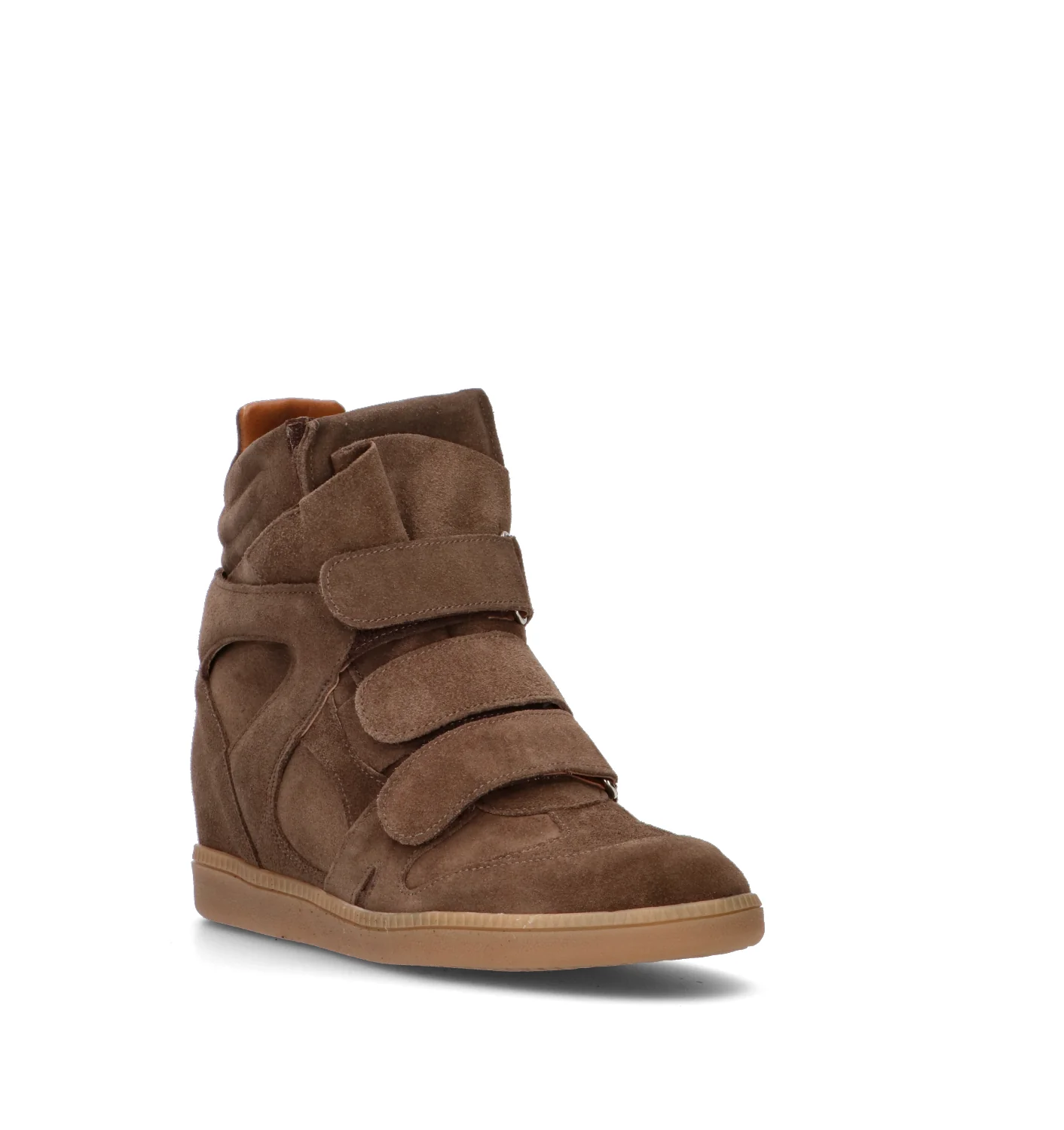 PHIL MELVIS Sneakers donna marrone in suede - Image 2