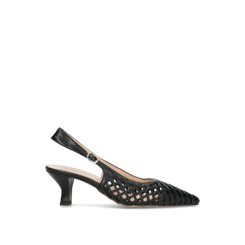 PHIL MELVIS Slingback donna nera