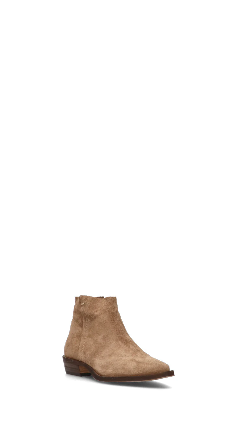 PHIL MELVIS Tronchetto donna cammello in suede - Image 2