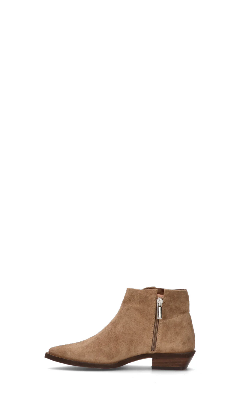 PHIL MELVIS Tronchetto donna cammello in suede - Image 4
