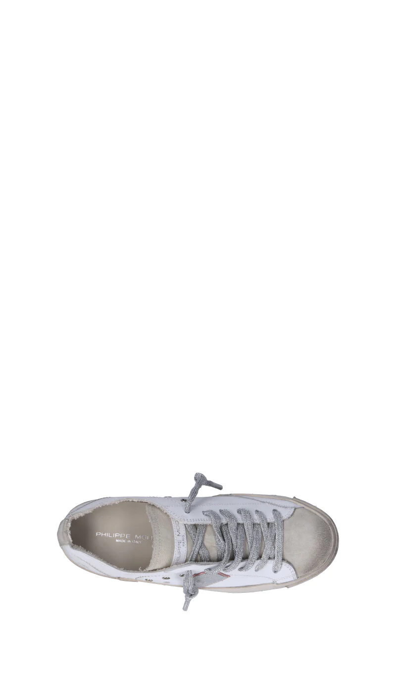 PHILIPPE MODEL Sneaker donna bianca/beige in suede - Image 5