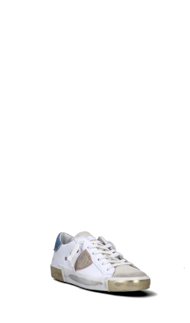 PHILIPPE MODEL Sneaker donna bianca/marrone/blu in suede - Image 2