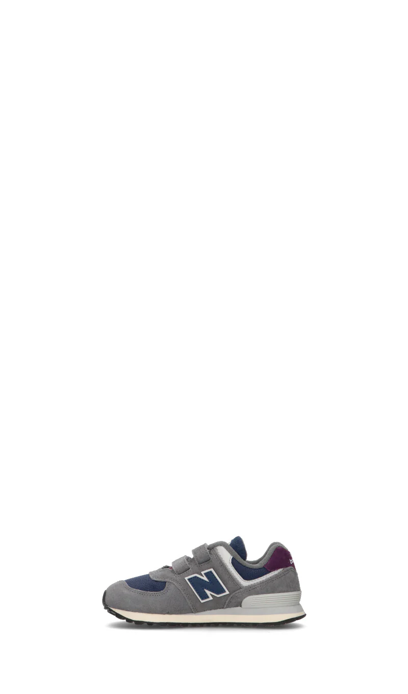 NEW BALANCE - 574 Sneaker bimbo grigia in suede - Image 4