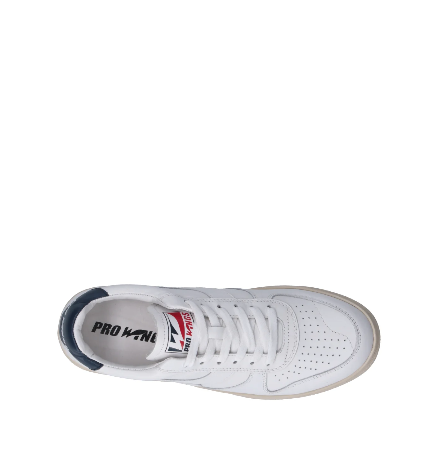 PROWINGS Sneaker uomo bianca/blu in pelle - Image 5