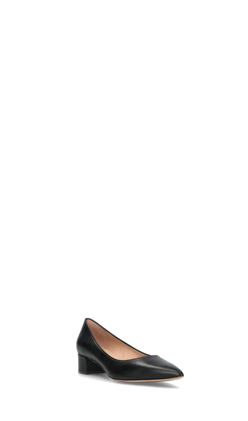 REBECCA VAN DIK Décolleté donna nero in pelle - Image 2