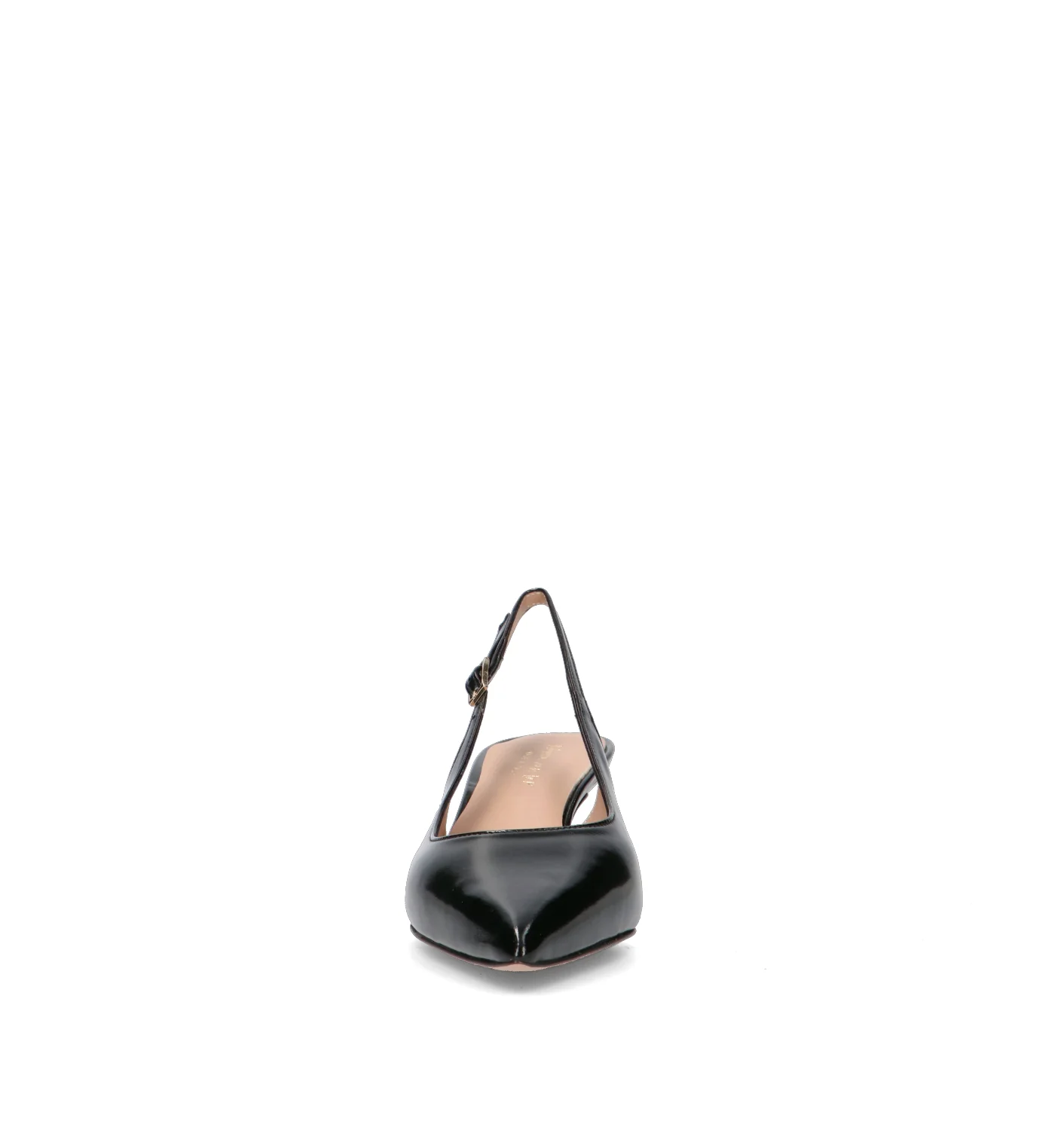 REBECCA VAN DIK Slingback donna nera in pelle - Image 3