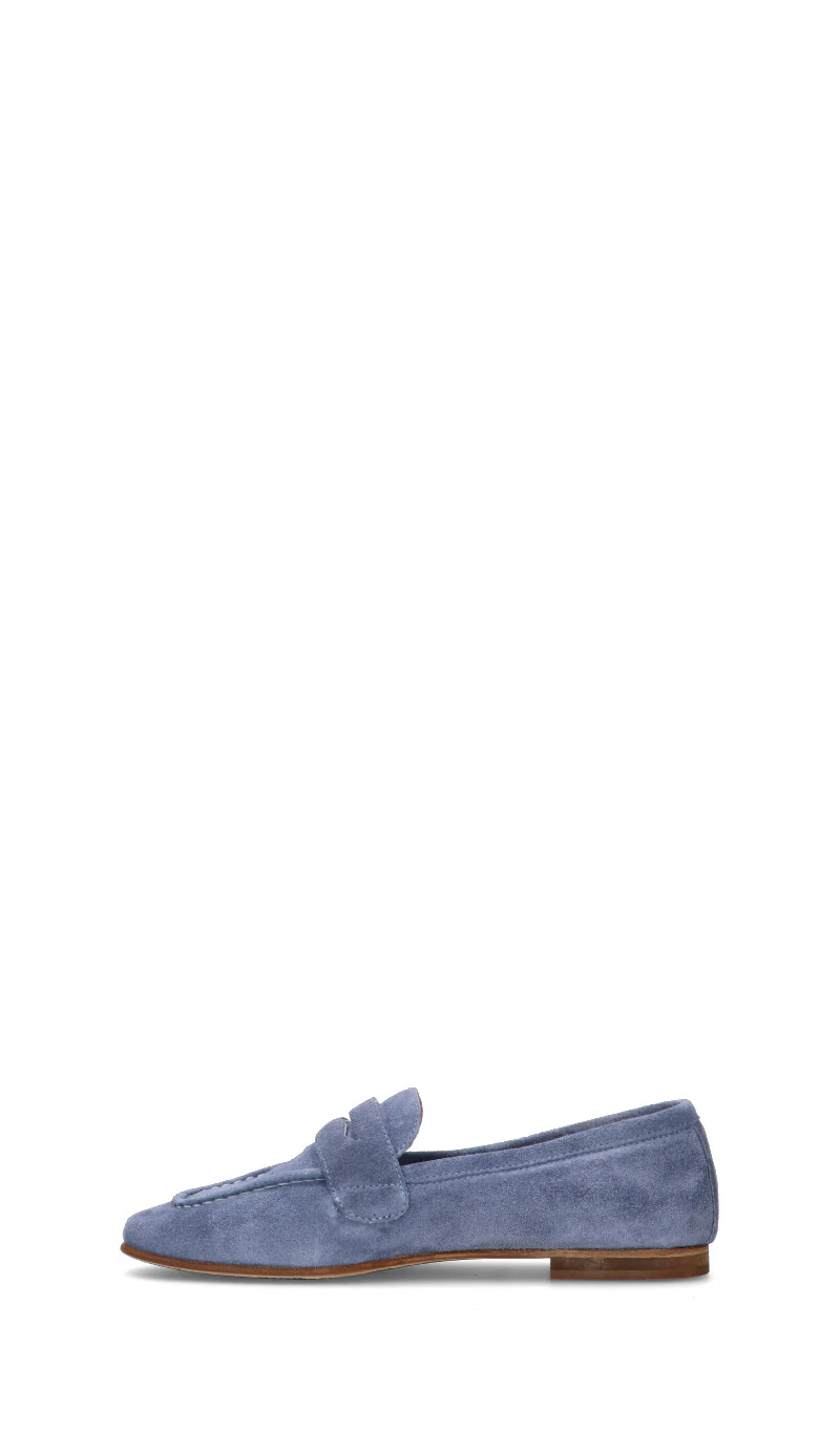 RABARBARO Mocassino donna jeans in suede - Image 4