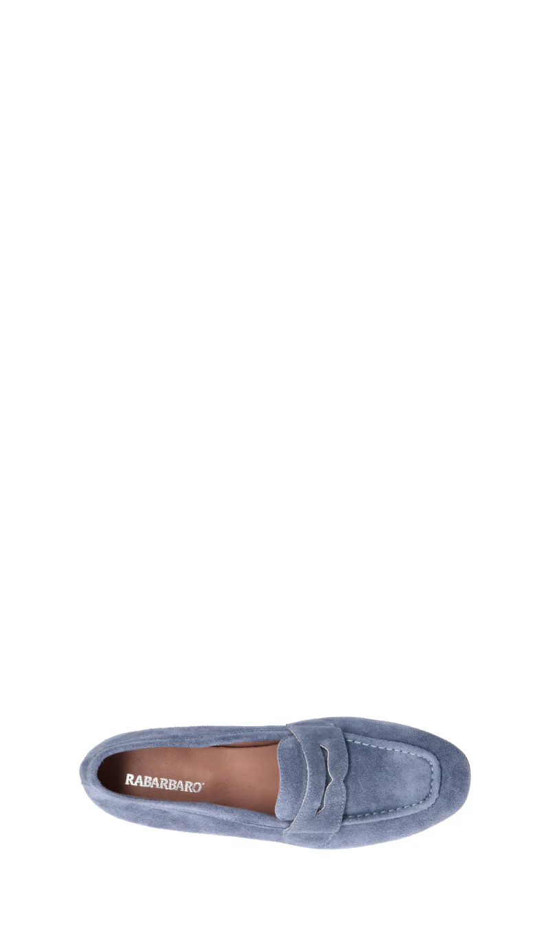 RABARBARO Mocassino donna jeans in suede - Image 5