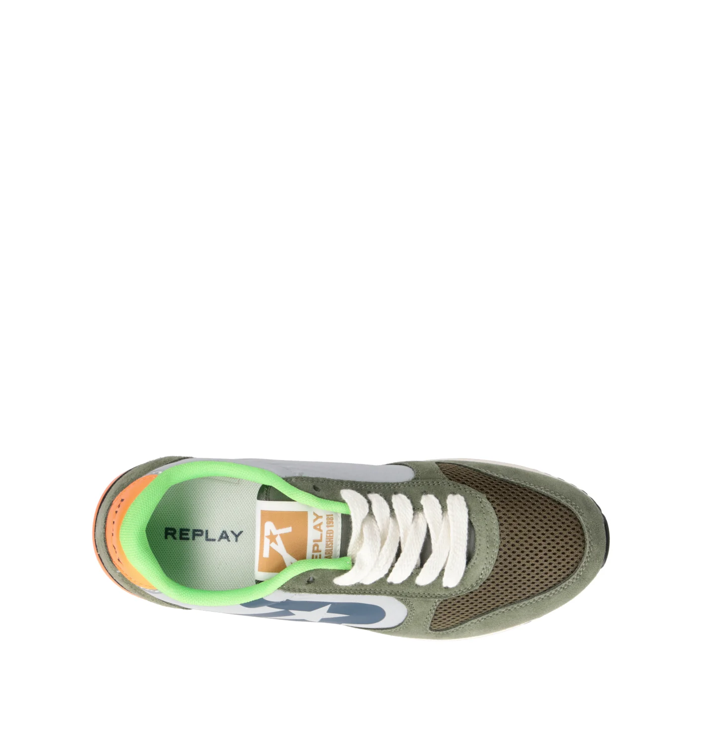 REPLAY Sneaker uomo verde - Image 5
