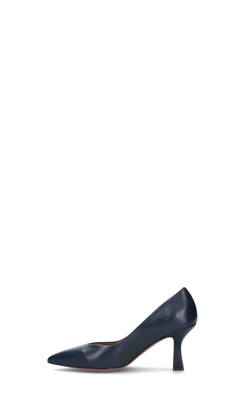 REBECCA VAN DIK Décolleté donna blu in pelle - Image 4