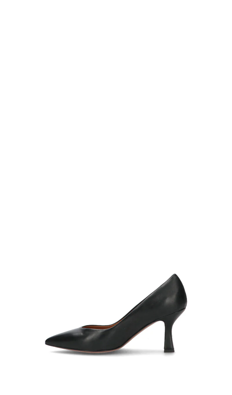 REBECCA VAN DIK Décolleté donna nero in pelle - Image 4