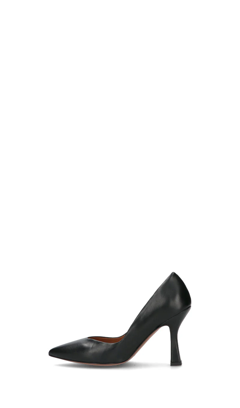 REBECCA VAN DIK Décolleté donna nero in pelle - Image 4