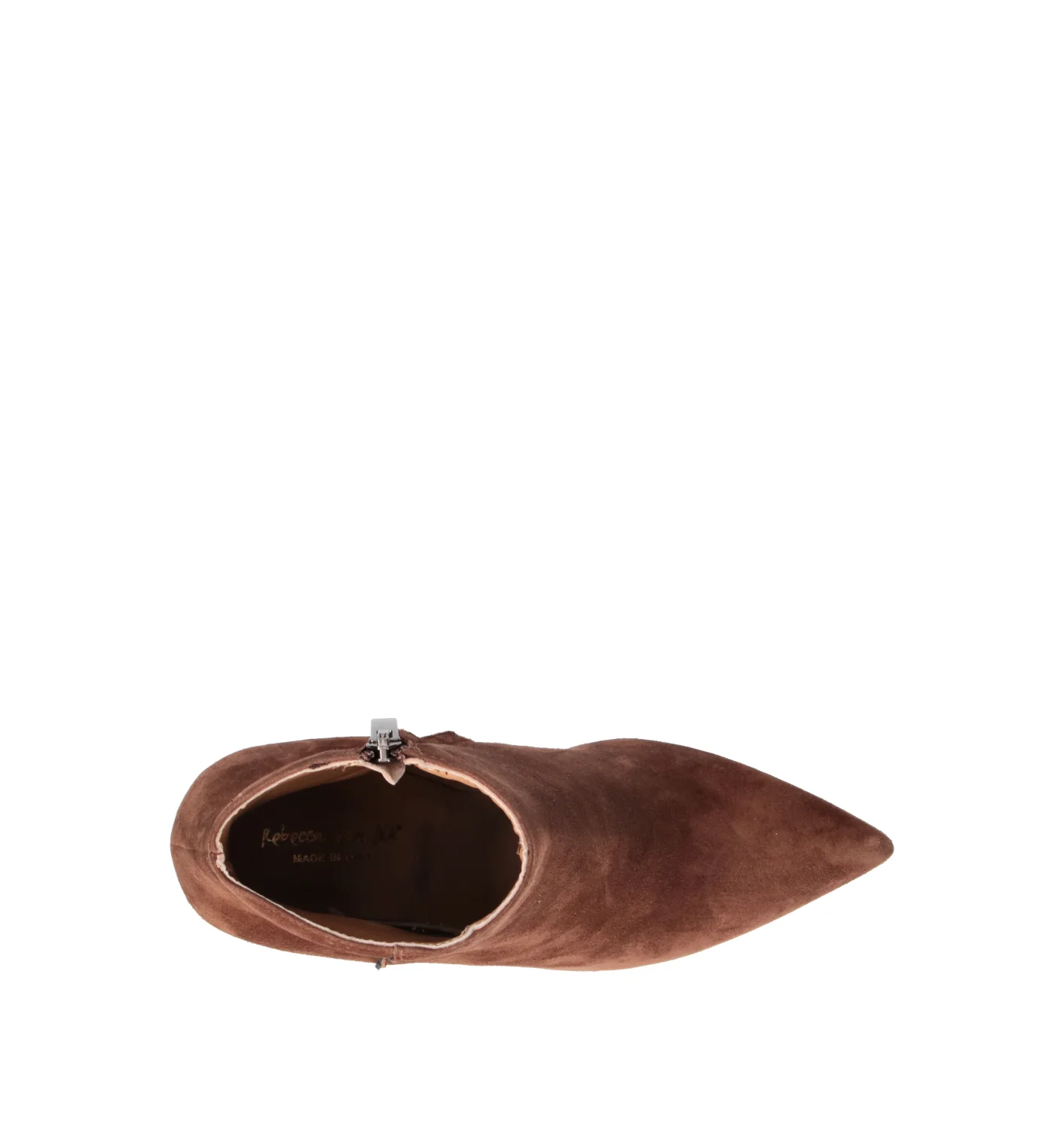 REBECCA VAN DIK Tronchetto donna marrone in suede - Image 5
