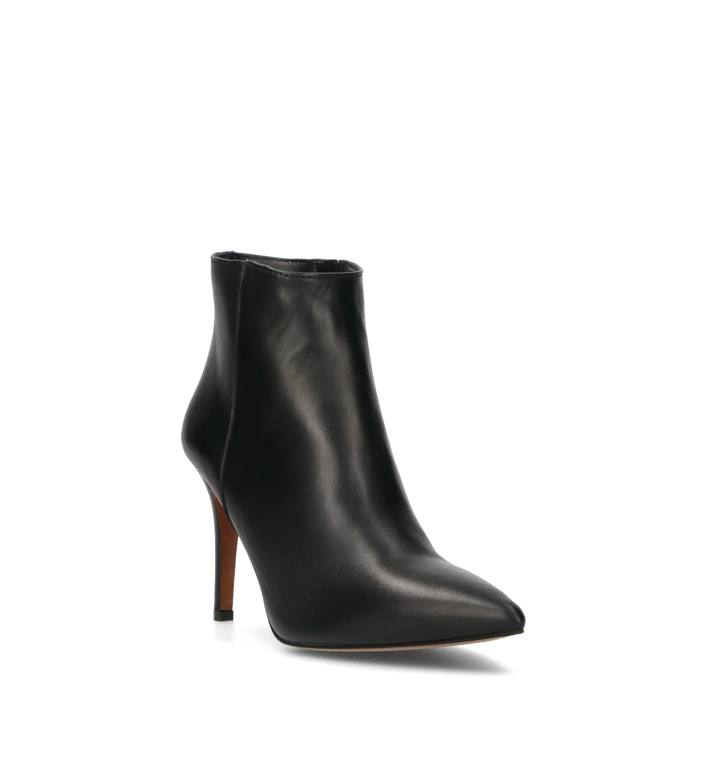 REBECCA VAN DIK Tronchetto donna nero in pelle - Image 2
