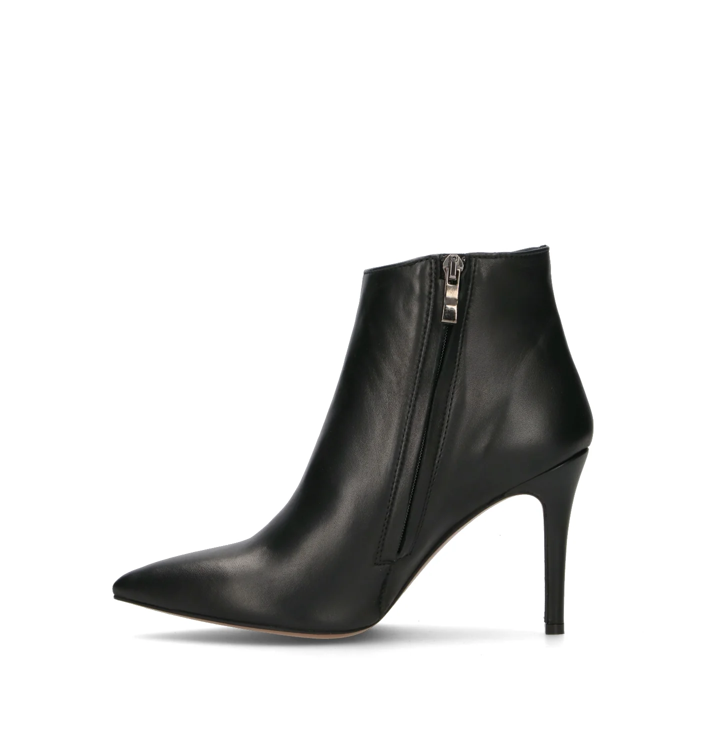 REBECCA VAN DIK Tronchetto donna nero in pelle - Image 4