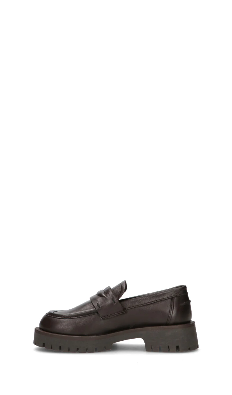 REBECCA VAN DIK Mocassino donna testa di moro in pelle - Image 4