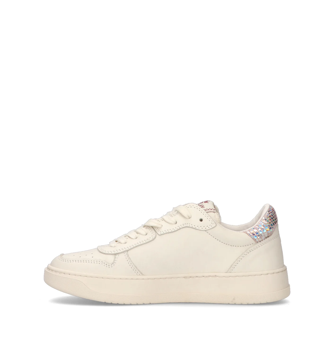REPLAY Sneaker donna panna in pelle - Image 4