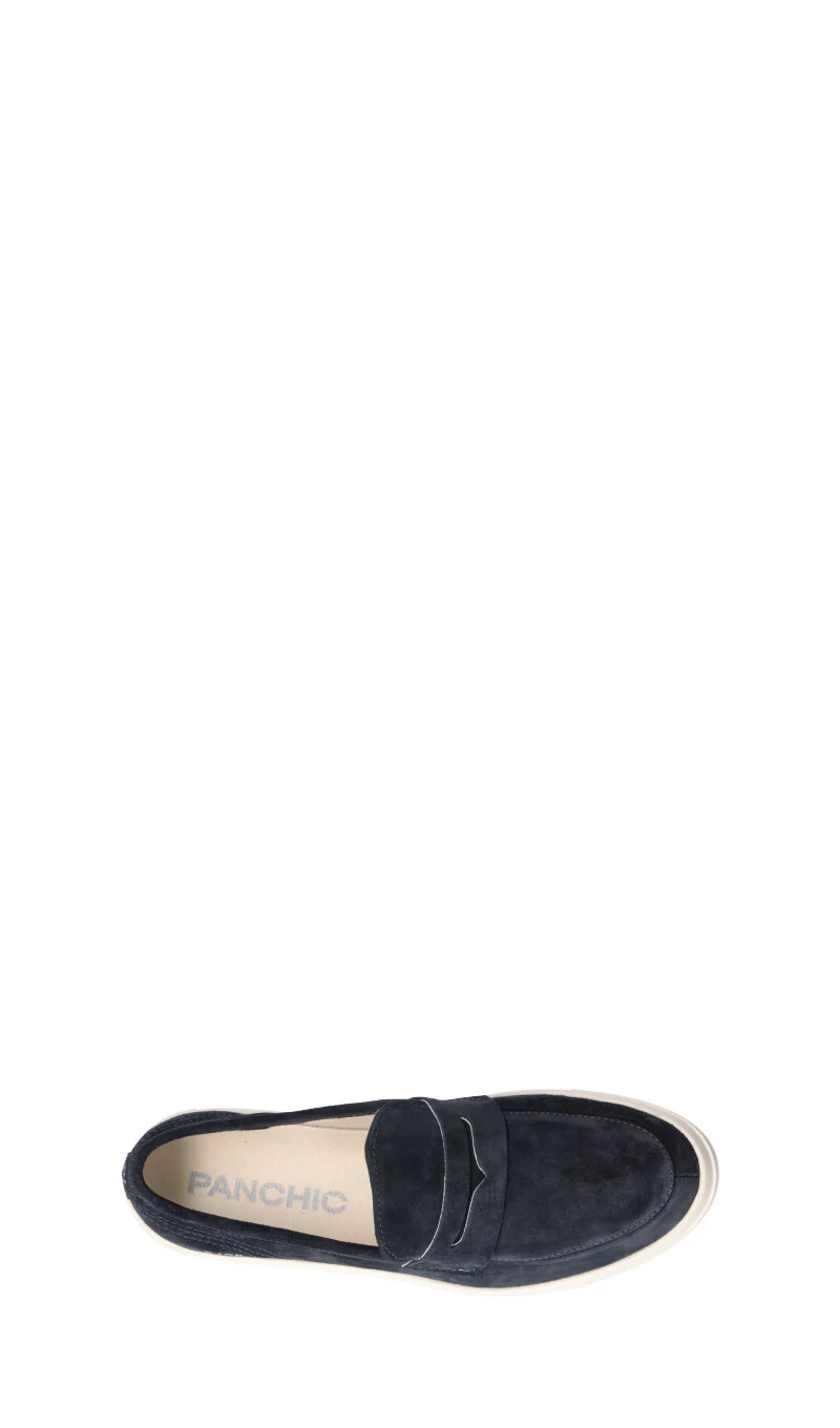 PANCHIC Mocassino uomo blu in suede - Image 5