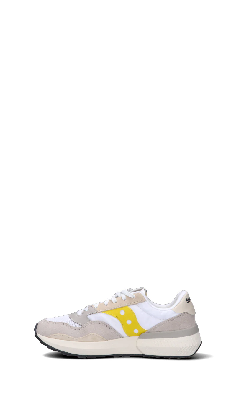 SAUCONY JAZZ NXT Sneaker uomo bianca/beige/gialla in suede - Image 4