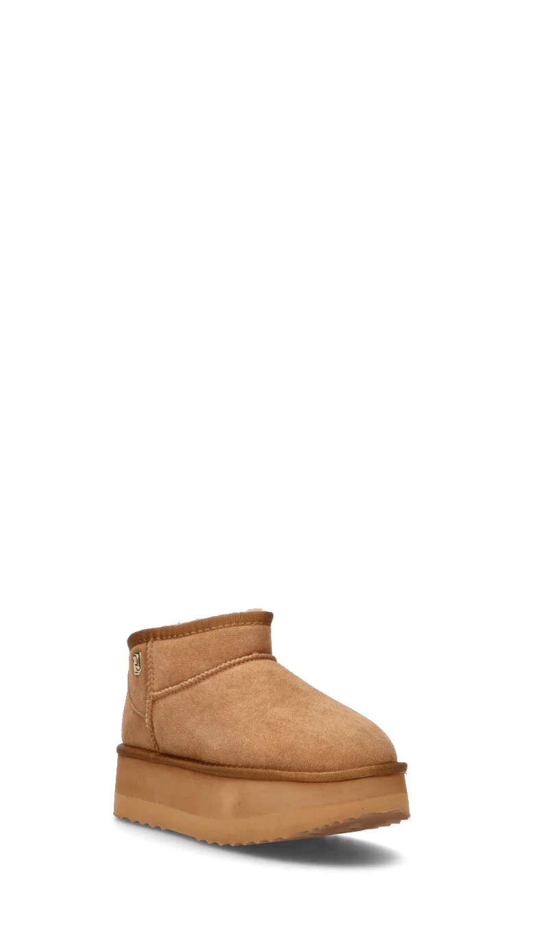LIU JO Stivaletto pelo donna cognac in suede - Image 7