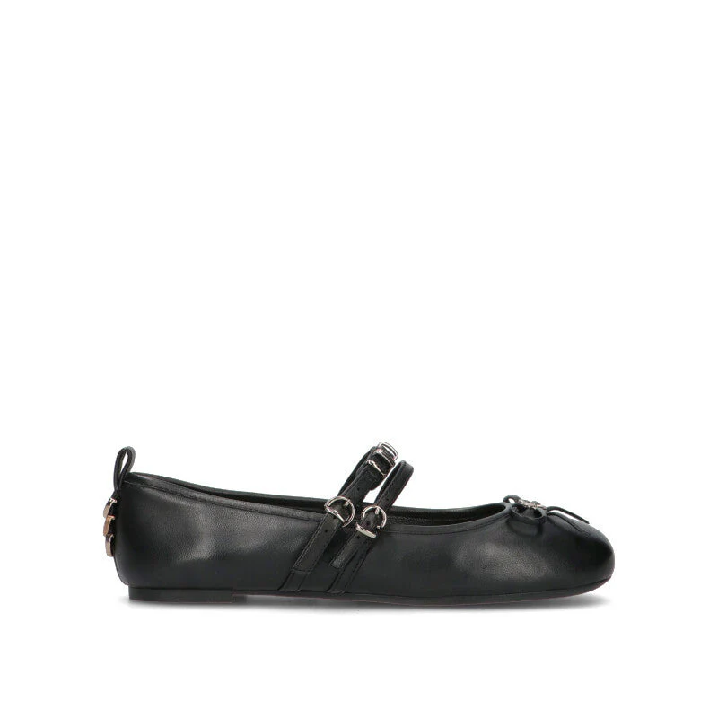 PINKO Ballerina donna nera in pelle