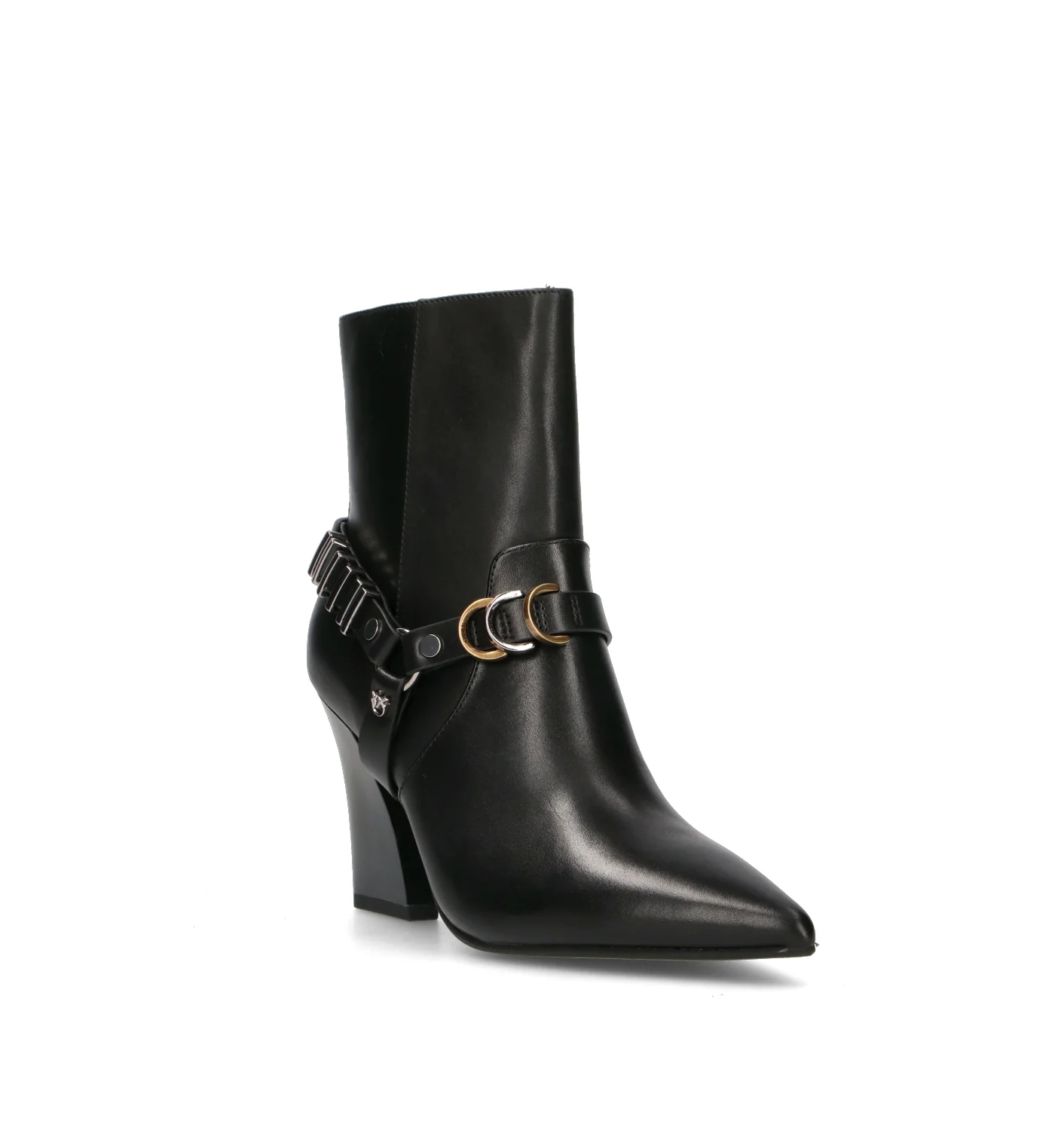 PINKO Tronchetto donna nero in pelle - Image 2