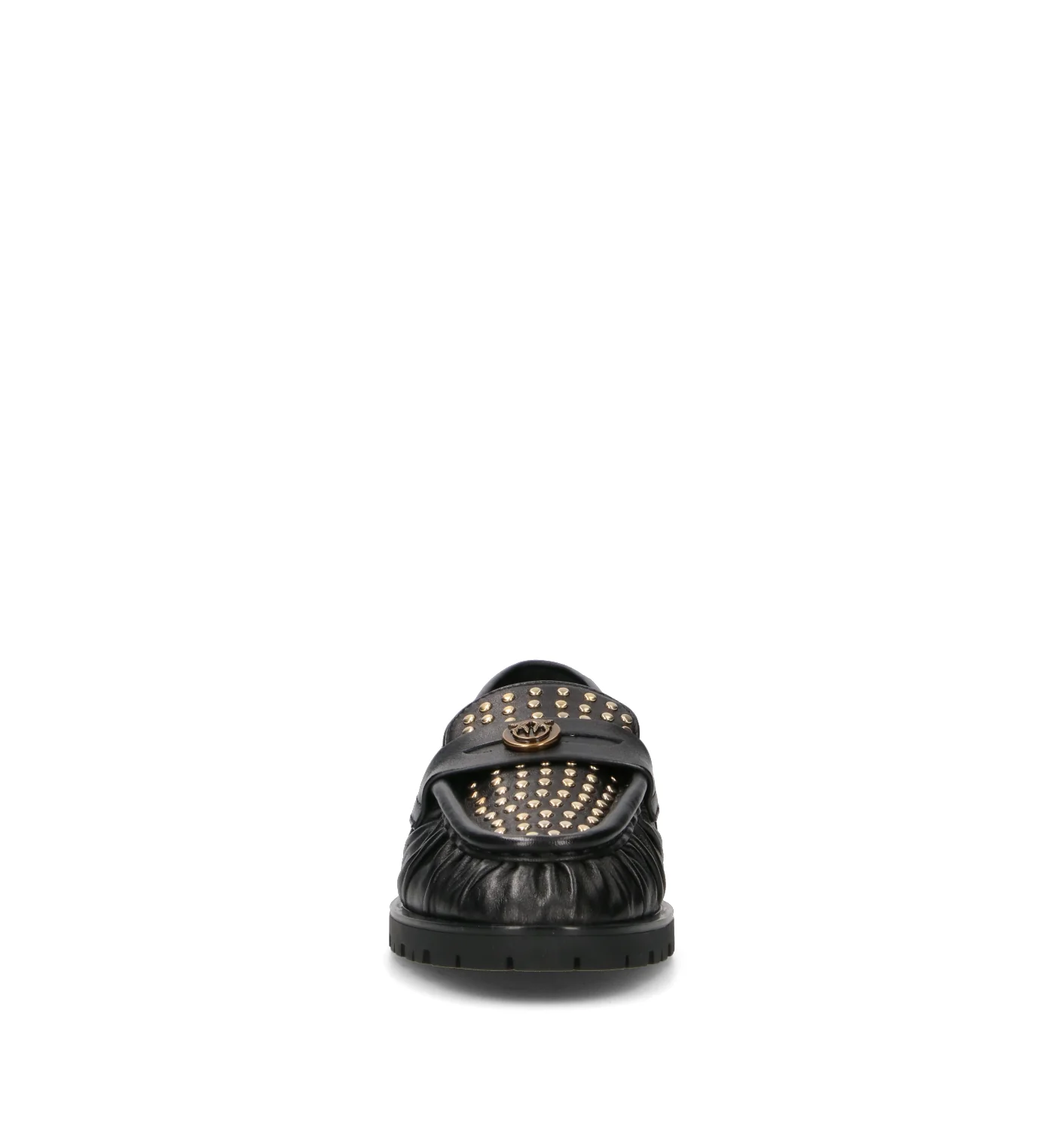 PINKO Mocassino donna nero in pelle - Image 3