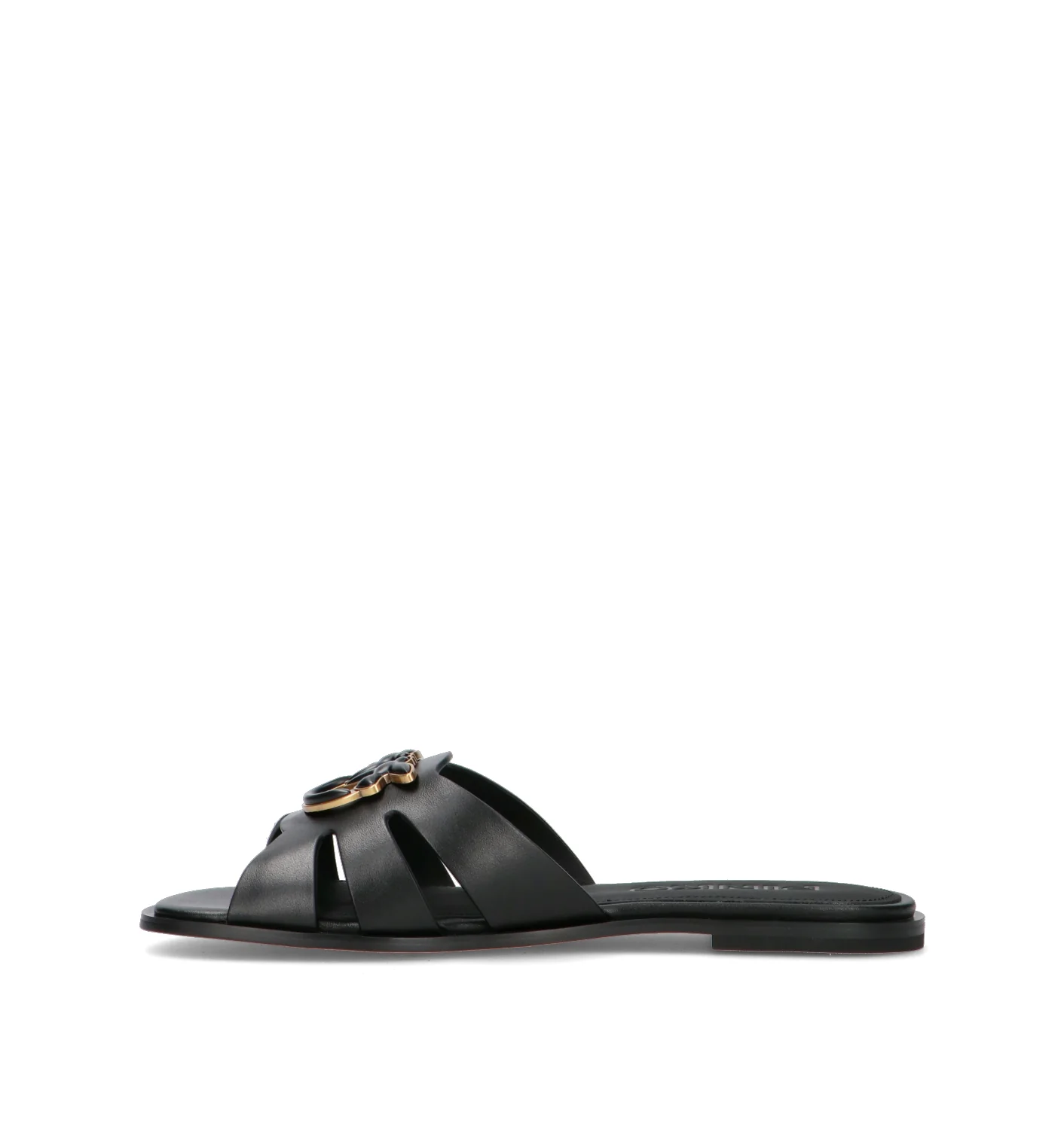 PINKO Ciabatta donna nera in pelle - Image 4