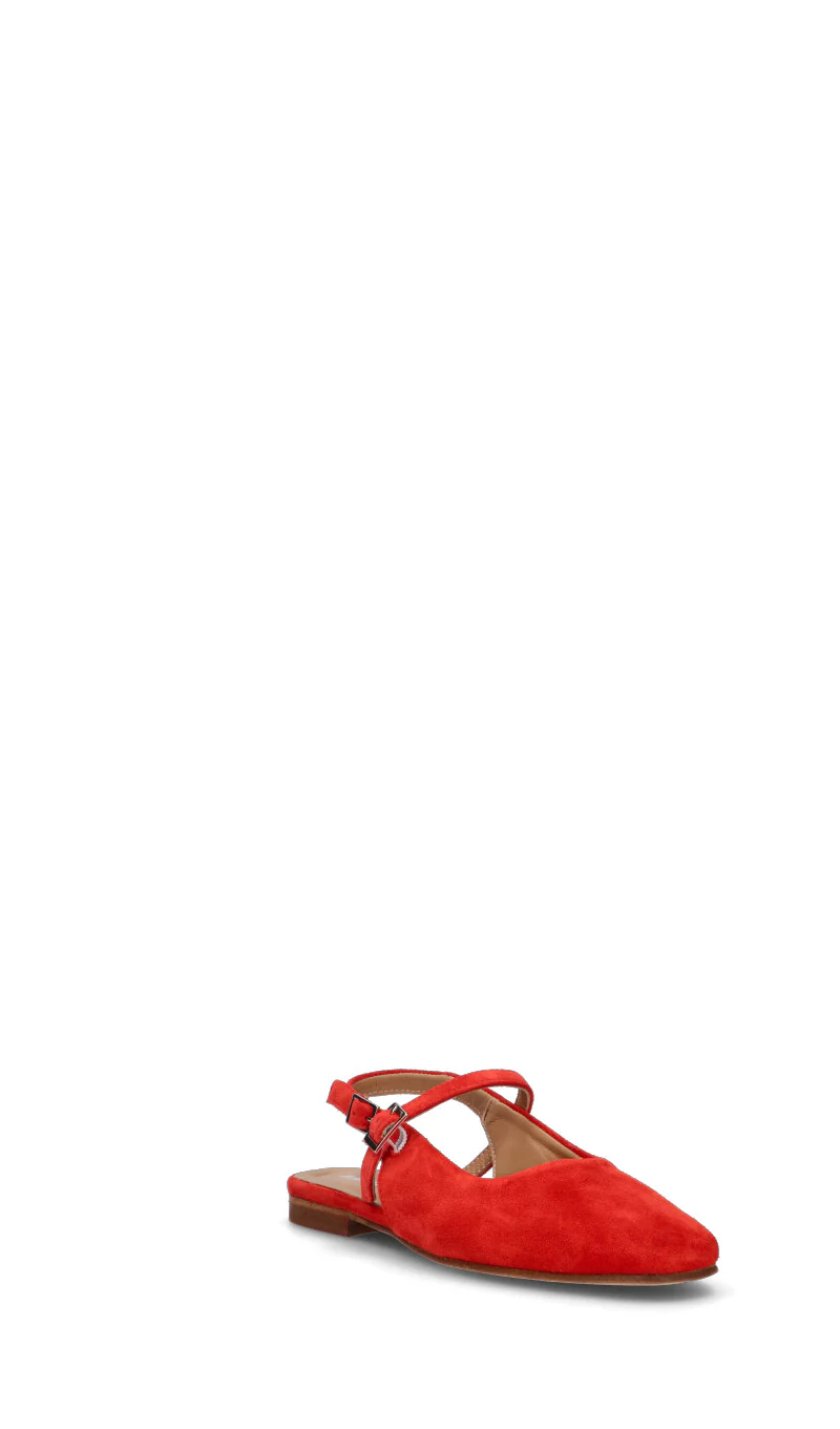 RABARBARO Decollete donna rossa in suede - Image 2