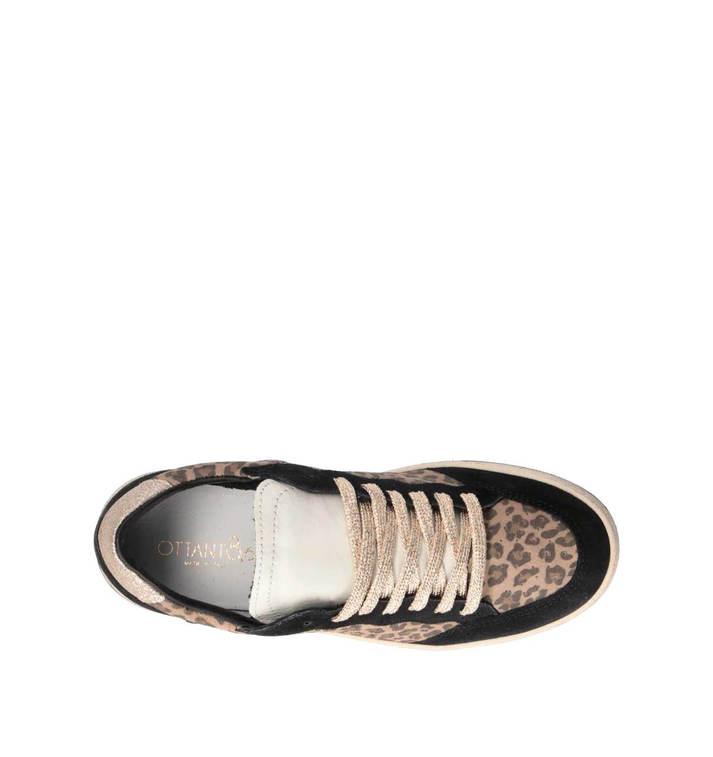 OTTANT8,6 Sneaker donna maculato/nera in suede - Image 5