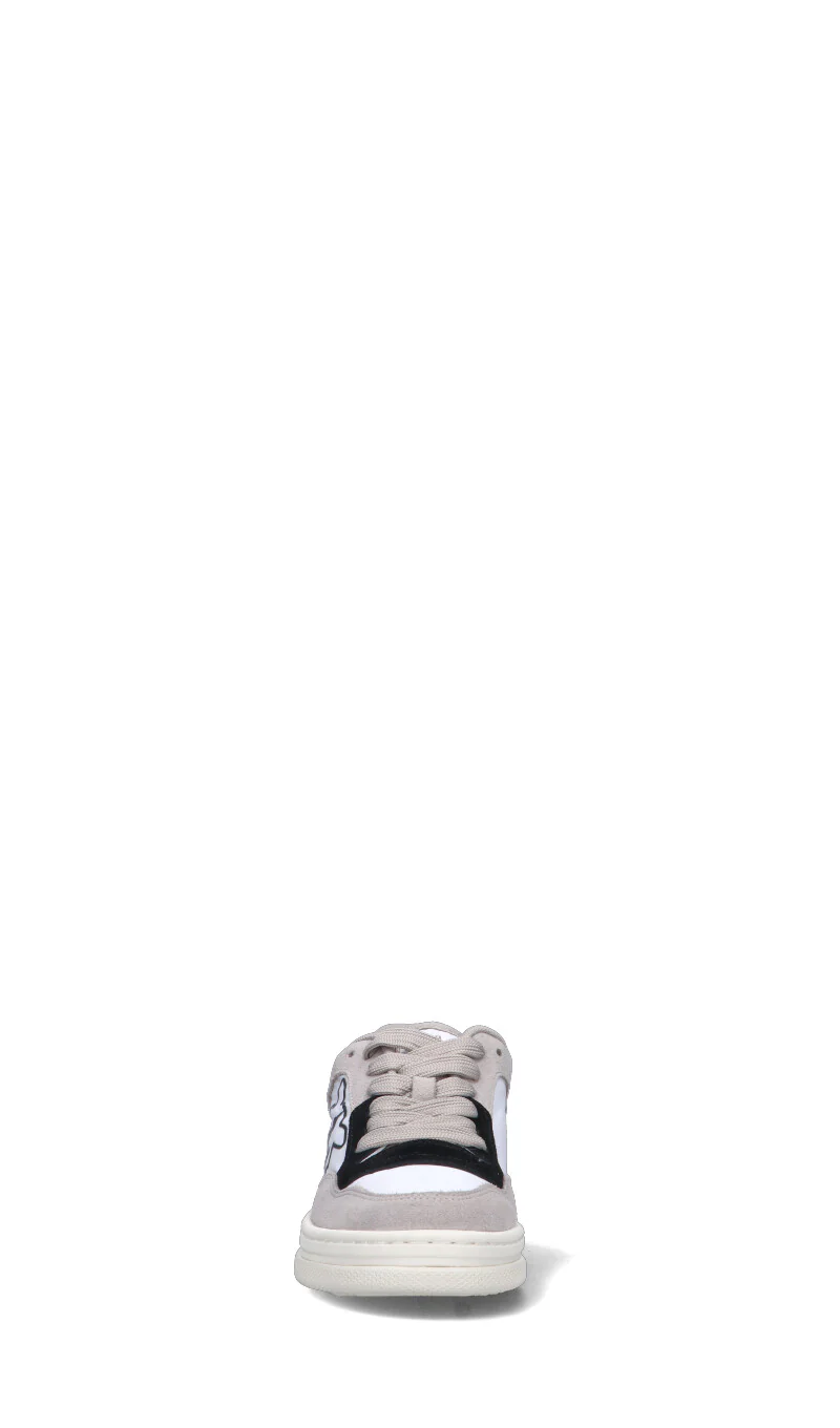 PINKO Sneaker donna bianca/nera in suede - Image 3