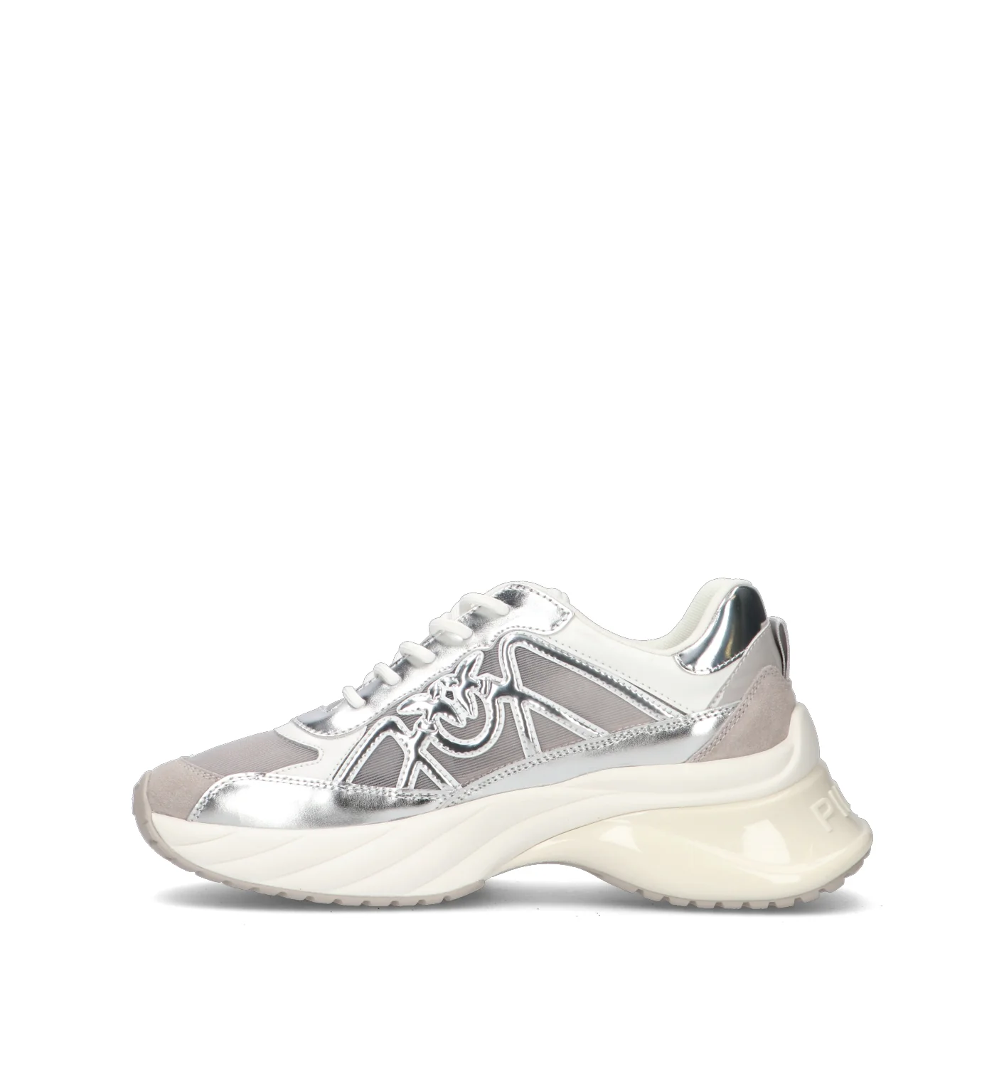PINKO Sneaker donna bianca/argento - Image 4
