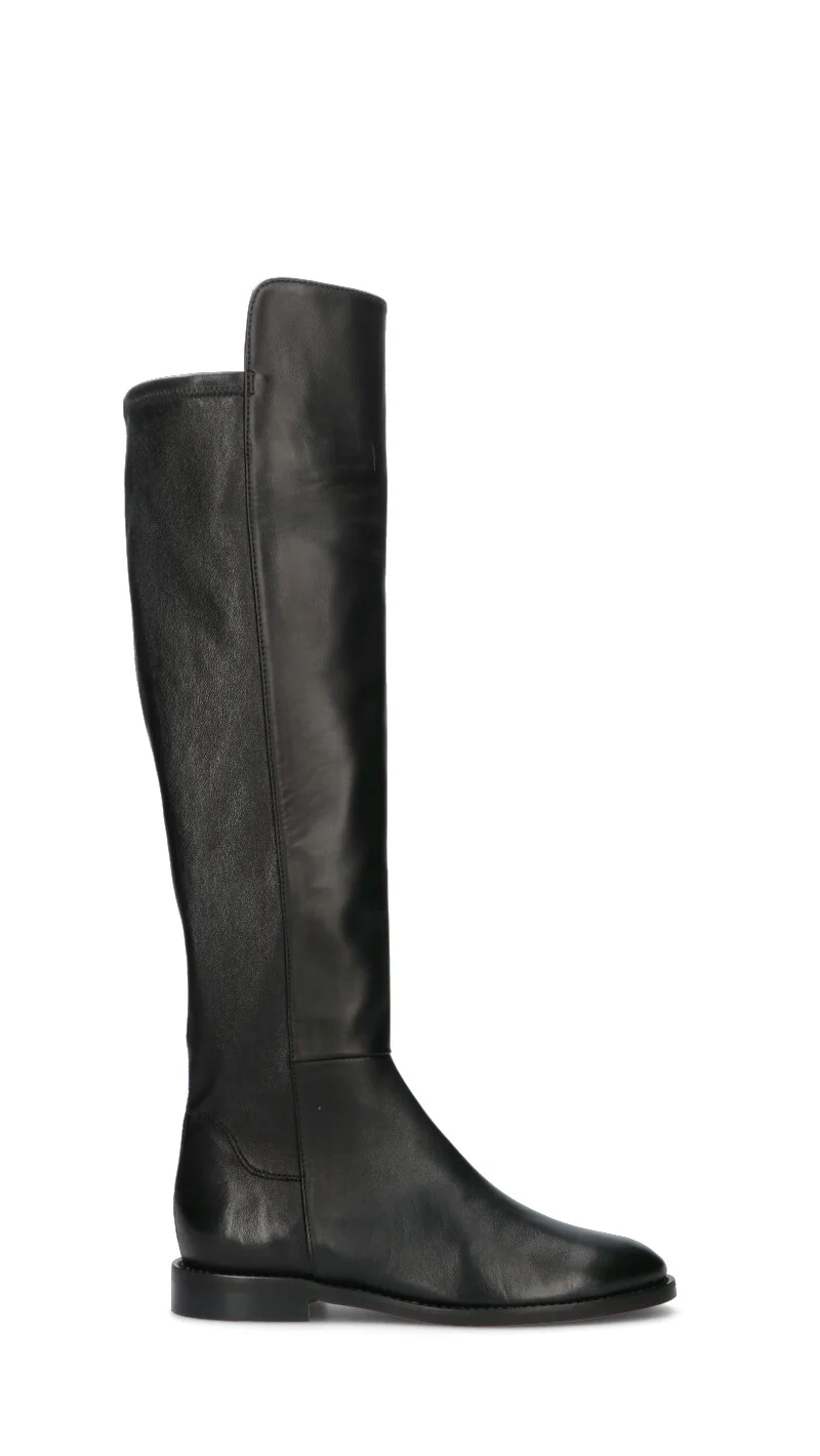 STATUS Stivale donna nero in pelle
